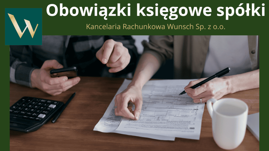 obowiązki księgowe spółki z o.o. w ciągu roku obrotowego