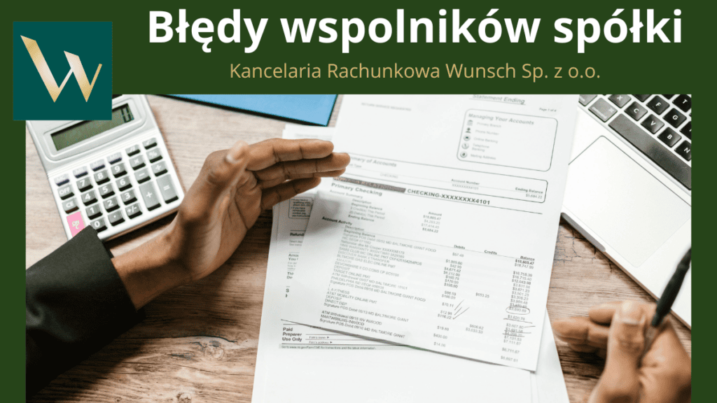 kancelaria dla wspólników spółki z o.o. po błędach podatkowych
